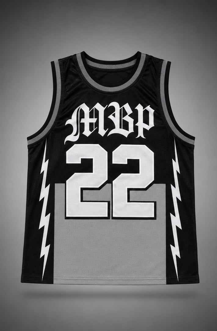 Black Division 22 Jersey